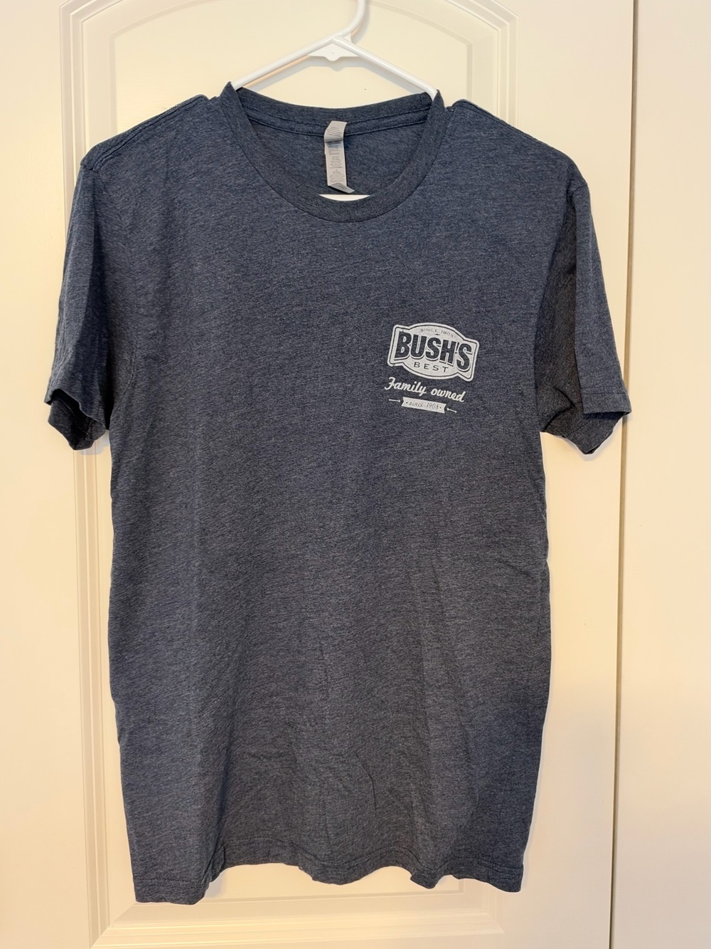 Unisex Heather Navy Logo T-Shirt